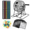 Buildopia Bingo Game Set for Kids & Adults – with Metal Cage, Family Night