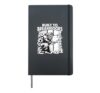 Built To Break Doors Firefighter Gift Fire Dept Fireman Hardcover Journal, Black