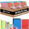 Bulk School Supplies for Kids | (22 Piece) Back to School Supplies in Each Kit, Premium Quality Kids School Supply for Girls & Boys, Kindergarten, Elementary, K-12 - By Enday