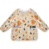 Bulletgxll Pumpkin Kids Art Smock Waterproof Artist Painting Aprons Long Sleeve with 2 Pockets for Age 2-6 Years
