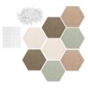 Bulletin Board Hexagon Aesthetic Home Decor