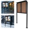Bulletin Board, Outdoor Weatherproof Notice Board, 48x36Inch Display Board