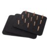 Bulletin Board Square Wall Tile for Black 3pcs Felt Photos and Notes