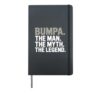 Bumpa Design For Grandpa From Grandkids Father's Day Bumpa Hardcover Journal, Black
