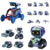Bundle - 2 Items: Sillbird Solar Robot Toys & Robot Building Kit with Remote Control, Coding Christmas STEM Technic Toys for Birthday, DIY Science Educational Robotic Toys for Kids Teens