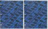 Bundle of (2) Black Shark Themed 3-Hole Poly 2-Pocket Portfolio Folders for Back to School Supplies
