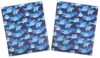 Bundle of (2) Shark Themed 3-Hole Poly 2-Pocket Portfolio Folders for Back to School Supplies