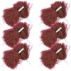 Burgundy Spirit Pom Poms - Set of 12 - Cheerleading and School Spirit Supplies