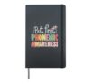 But First Phonemic Awareness Hardcover Journal, Black