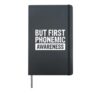 But First Phonemic Awareness Hardcover Journal, Black
