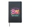 Butterfly Dream Eighth Birthday Girl Hardcover Journal, Black