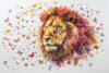 Butterfly & Lion Wooden Puzzle – 300-Piece Intricate Animal Art, Detailed Wings & Mane, Keepsake for Puzzle Enthusiasts