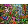 Butterfly Rainforest Waterfall Jigsaw Puzzles for Adults 1000 Pieces
