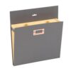 BXFIRS Hanging Cloth Cover Paper Storage Placement of Documents Portable Accordion Bag(Gray)