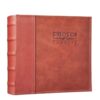 BXFIRS Leather Photo Album Collection Postcard Storage Pocket(white-Dinosaur Doodle4)