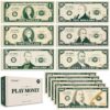 BXYIIGRU Play Money for Kids, Educational Pretend Money Set, Fake Money Toy