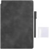 byepica 3 Pcs Portable Dry Erase Notebook Set, Reusable Memo Writing Pad with 3 Fine Tip Pens and 3 Cloths, Starry Grey PU Leather Folder for Office, Home Desk, Meetings, Study, Daily Tasks