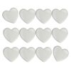 Cabinet Photo Holder Magnets Transparent Acrylic 12, Heart Shape
