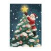 Cafemira Santa Claus Christmas Tree Wooden Jigsaw Puzzle 500 Piece Adults