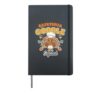 Cafeteria Gobble Squad Funny Thanksgiving Lunch Staff Design Hardcover Journal, Black