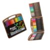 CAIFAP Pack of Metallic Acrylic Markers Glitters Markers With Smooth Inks Flows Perfect For Handmade Cards And Bullets Journals