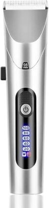 CAIMIAO Professional Hair Clipper Electric Trimmer for Men, Cordless Rechargeable with LED Screen, Washable