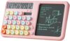 Calculator with Writing Tablet, 12 Digit LCD Notepad Desktop Calculator