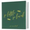 Calculs So Little So Loved Baby Shower Guest Book, Green