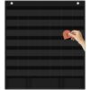 Calendar Pocket Chart for Classroom Elementary - Preschool Monthly Calendar and Weather Pocket Chart for Kindergarten and Homeschool, Black Wall Teacher Supplies for Class Decor