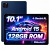 Callsky-Tab 10.1-Inch Android 15 Tablet, 12GB RAM 128GB Storage, Blue