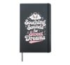 Calming Tunes For Stress Relief And Restful Nights Hardcover Journal, Black