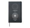 Calmness Shows Control Personality Development Motivation Hardcover Journal, Black