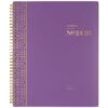 Cambridge Planner 2024-2025 Academic, Weekly & Monthly, 8-1/2" x 11", Large, WorkStyle Balance, Purple Swirl (1606-905A-19)