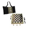 Campfire Games 2-in-1 Chess & Checkers Set - Board Game for Kids and Adults