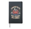 Cancer Facts 100 Percent Feelings 0 Percent Chill Zodiac Hardcover Journal, Black