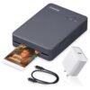 Canon SELPHY QX20 Compact Wireless Photo Printer Dark Gray Bundle