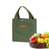 Canvas Bag | Waterproof Grocery Daily Outdoor Reusable Holder, Green, Refer to description