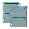 Capybara 3-Ring Binder Pencil Pouch, 2 Pack, 8.9"x11"