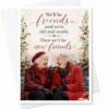 CAPYTINI We'll Be Friends Until We're Old And Senile Then We'll Be New Friends Friendship Card For Best Friend Cute Sentimental