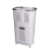 CAQYPVH Laundry Sorter Cart Space Saving 2 Tier Laundry Hamper Vented Home Storage for Washroom