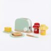 CAQYPVH Wooden Bread Warmer Realistic Toy Bread Warmer Compact for Playroom , Bread Maker-0.5