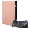 Card Guardian - 9 Pocket Premium Binder with Zipper for 360 Cards Trading Card Games TCG (Pink) - Side Loaded Pockets - Compatible with Yugioh Cards MTG Binder Sports Card Binder
