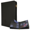Card Guardian - 9 Pocket Premium Black Card Binder with Zipper for 360 Cards - Trading card binder with Side Loading Pockets for Trading Card Games -TCG Binder (Black)