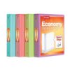 Cardinal 3 Ring Binders, Binders for School and Office, Durable 1.5 Inch, Round Rings, Holds 350 Sheets, ClearVue Presentation View, Non-Stick, Assorted Tropical Colors, 4 Pack (79558)