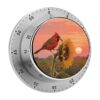 Cardinals and Sunflowers Stainless Steel Mechanical Kitchen Timers