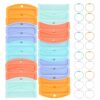 Card Organizer Rings for Kids, Anti-Loss Easy Categorization Organizer