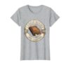 Career Reader Since Childhood Vintage Book Lover Humor T-Shirt, Women, Heather Grey, Medium