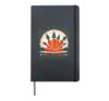 CARROT PLACEMENT TINY CECISION BIG PERSONALITY Hardcover Journal, Black