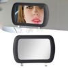 Car Sun Visor Vanity Mirror, HD Clip-on Makeup Car Mirror Vanity, Black