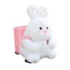 Car Tissue Holder with Car Garbage Can Elegant 2 in 1 Tissue Box Holder Cartoon Plush Trash Can Storage Box